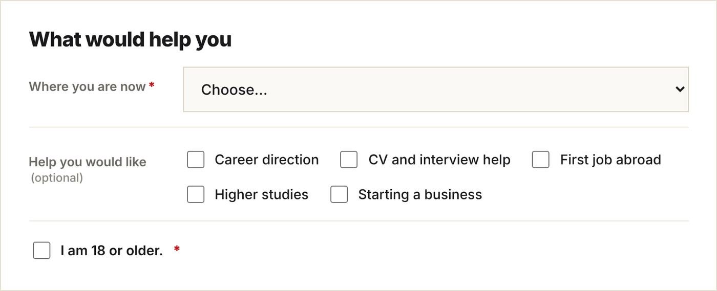 What would help you